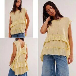 Free People Claire Tee Tunic Top - NWOT